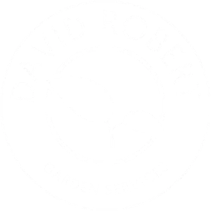 David Robert Garden Services logo in white on a transparent background
